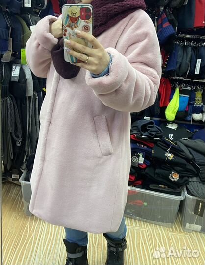 Шуба чебурашка тедди