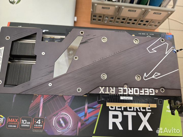Видеокарта gigabyte aorus rtx 3080 master 10 GB