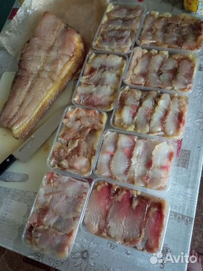 Балык сома вяленый (нарезка)