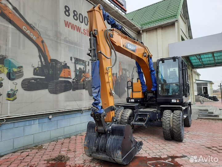 Колёсный экскаватор Sany SY155W, 2022