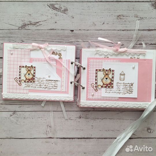 Альбом для фотографий на рождение девочки