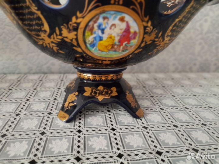 Ваза для фруктов фарфор чехия маддона