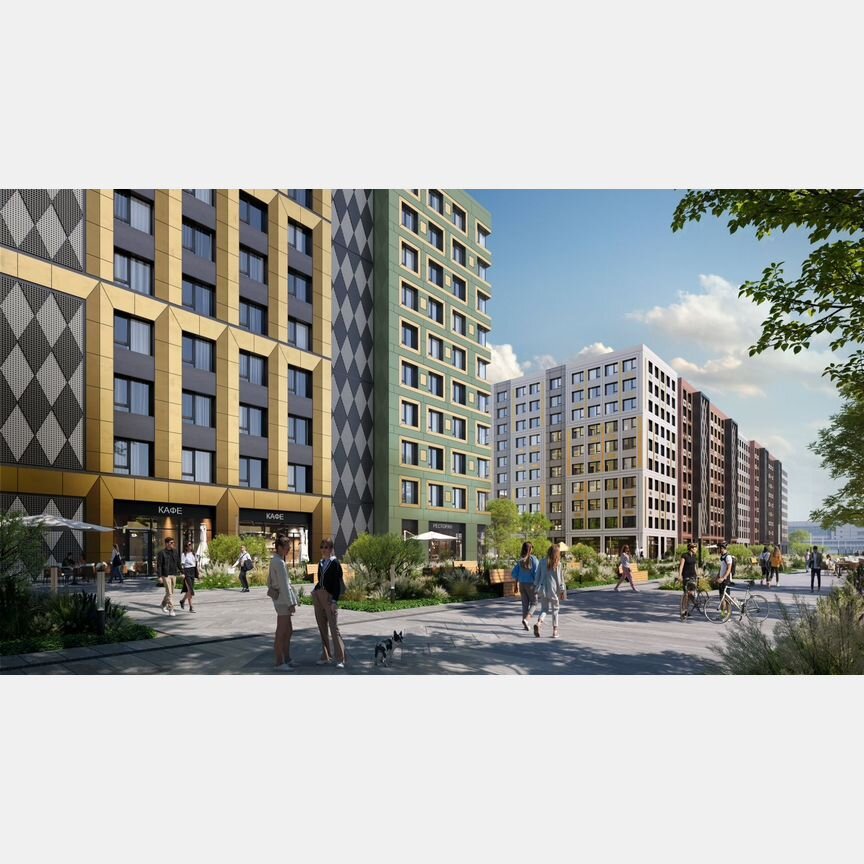 2-к. квартира, 66,3 м², 8/10 эт.