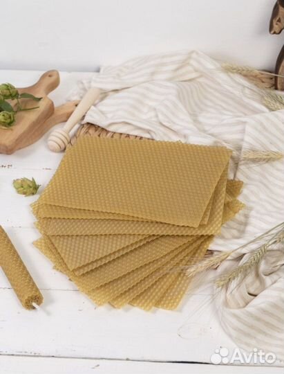 Вощина цветная пчелиный воск для свечей дадан