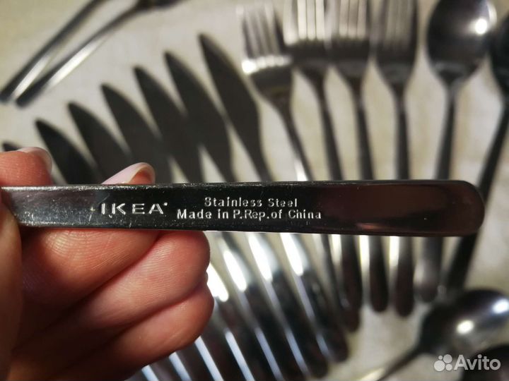 Икеа столовые приборы мопсиг IKEA