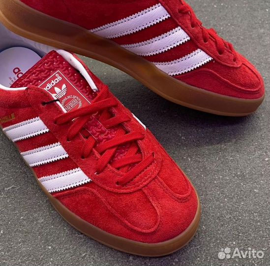 Кроссовки Adidas gazelle indoor red оригинал