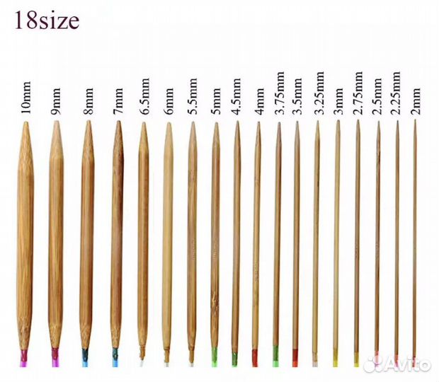 Круговые спицы из бамбука#подарок