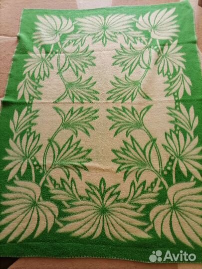 Советское шерстяное одеяло