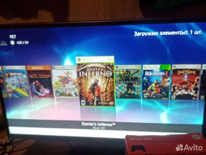 Xbox 360 s freeboot 1000 750 500 250 gb 180 игр