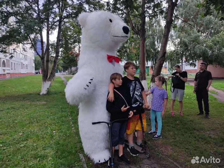Поздравления от белого мишки