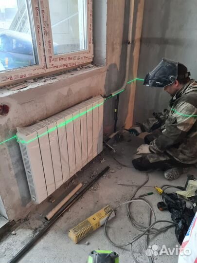 Услуги сварщика / замена радиаторов отопления