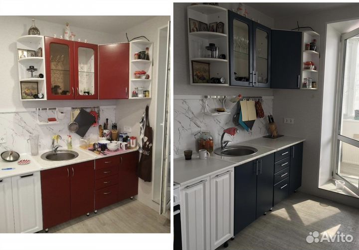 Перекраска мебели и фасадов лдсп