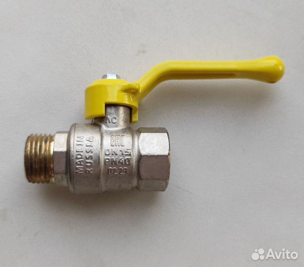 Кран шаровый газовый LD 47 1/2