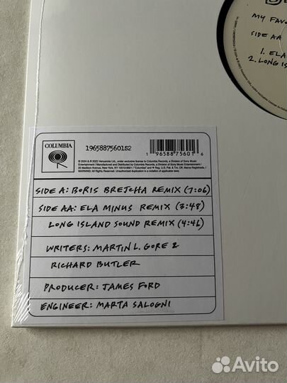 Depeche Mode - My Favourite Stranger (USA Press)