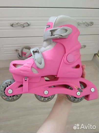 Роликовые коньки, размер 28-31, раздвижные