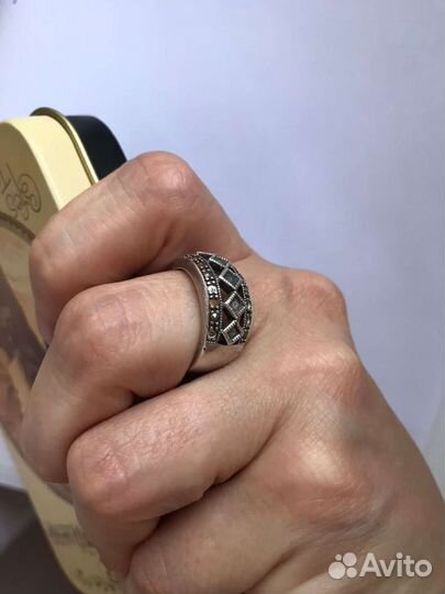 Серьги кольцо винтаж