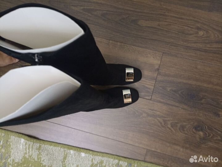 Сапоги женские зимние натуральная замша