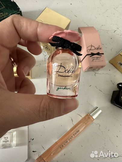 Миниатюры парфюмерии dolce Gabbana versace lancom