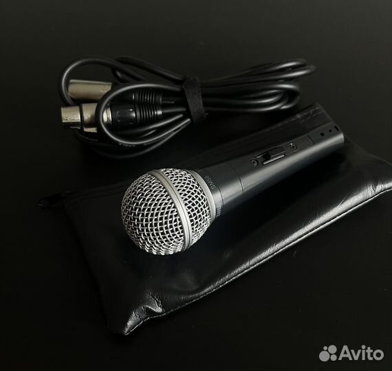 Микрофон shure sm58 + кабель