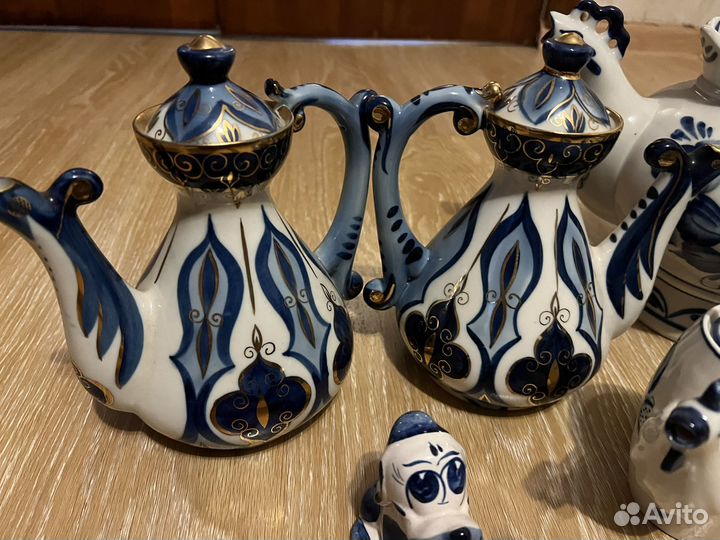 Чайник заварочный гжель