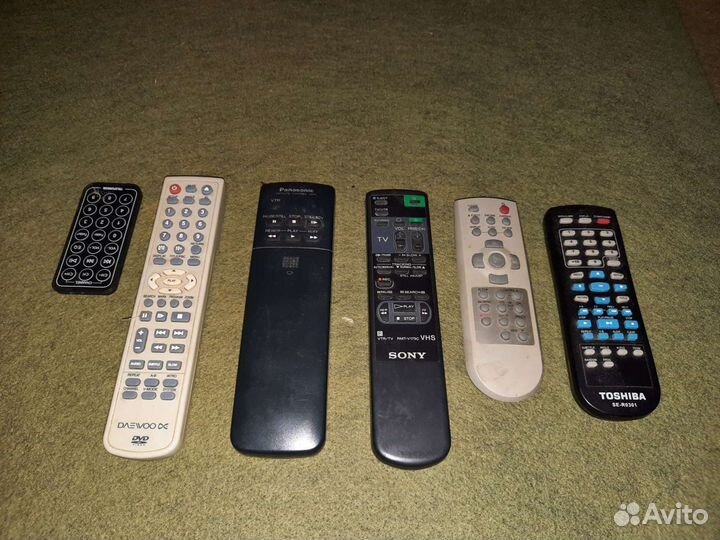 Пульты(Sony,daewoo,telefunken,Toshiba, Panasonic)