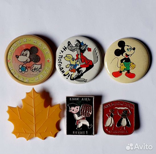 Значки детские, мультики