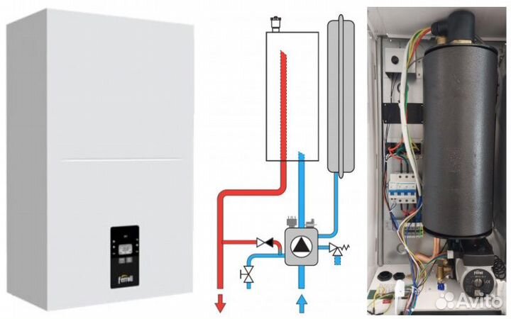 Котел электрический Ferroli TOR 24 настенный, 1 ко