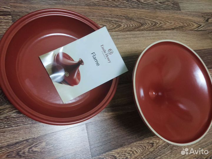 Тажин emile henry 3л 32 см, красный