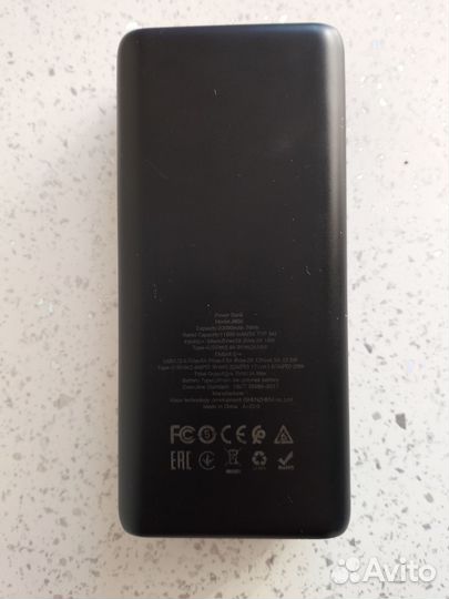 Внешний аккумулятор 20000mAh с быстрой зарядкой