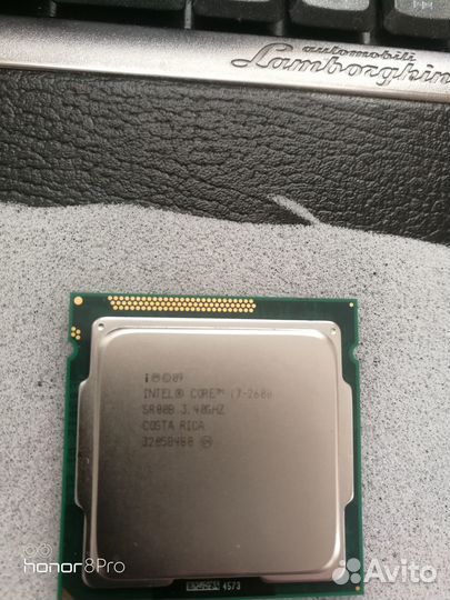 Процессор intel core i7 2600 (4 ядра/8 потоков)