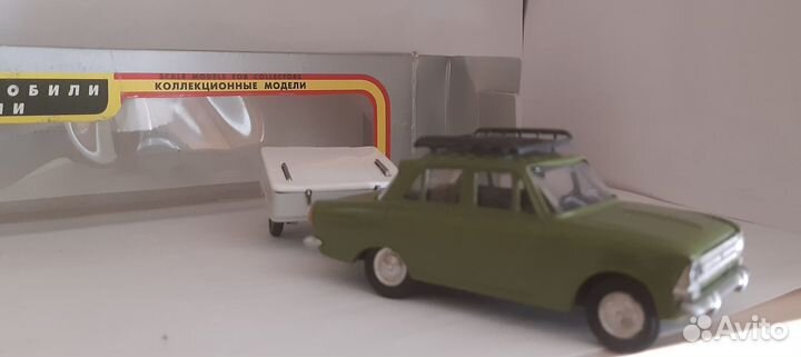 Москвич 408 дача 427 СССР прицеп скиф 1/43