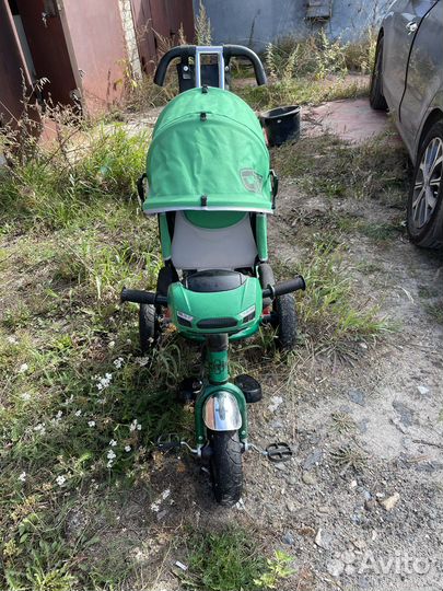 Детский велосипед с ручкой бу