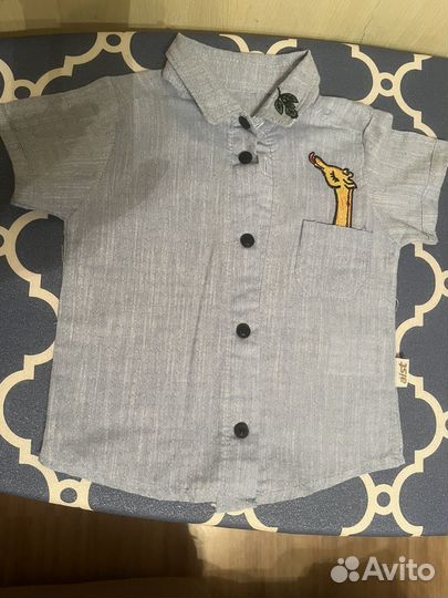 Рубашка детская для мальчиков, до 3-4 лет