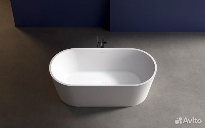 Ванна 170х80 акрил отдельностоящая овальная