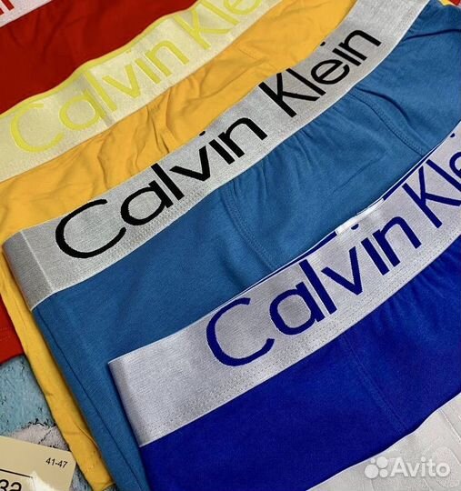 Трусы мужские боксеры calvin klein +5 носок