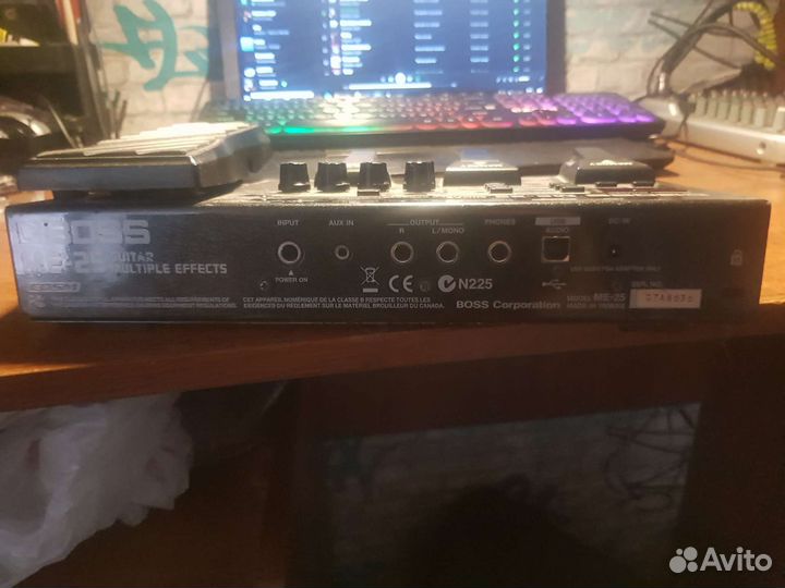 Гитарный процессор boss me 25