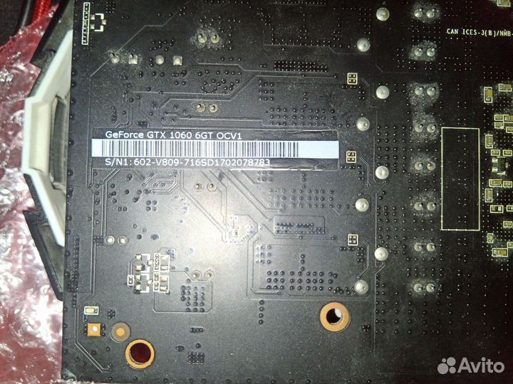 Видеокарта gtx 1060 6gb и rx 590 8gb