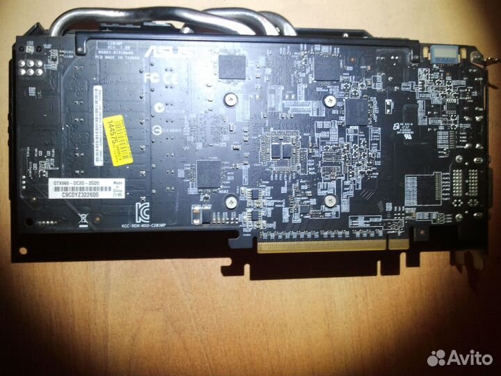 Видеокарта asus GeForce GTX 660 (GTX660-DC2O-2GD5)