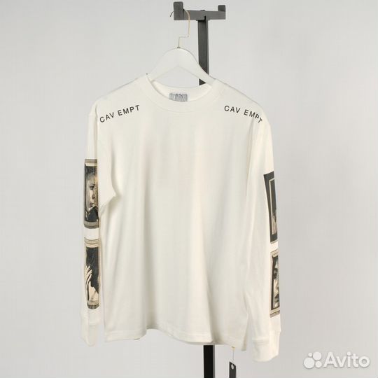Cav empt свитшот белый унисекс