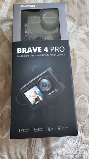 Экшн камера akaso brave 4 pro (возможен обмен)