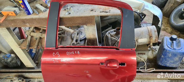 Дверь задняя левая citroen c3 a51 citroen c3 2