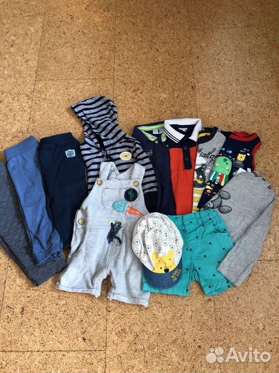 Детские вещи пакетом на мальчика 80 86