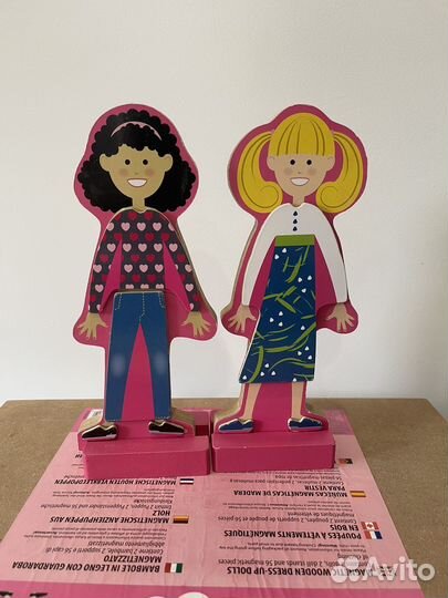 Кукла с одеждой на магнитах