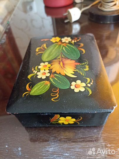 Шкатулка деревянная СССР