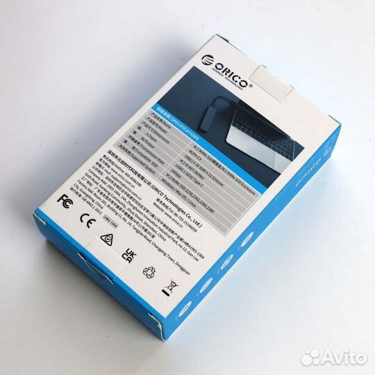 Корпус для SSD M.2 nvme Orico M2PV-C3 алюминиевый