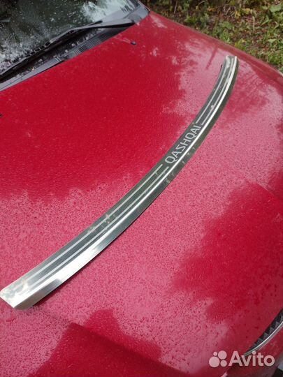 Накладка на задний бампер nissan qashqai