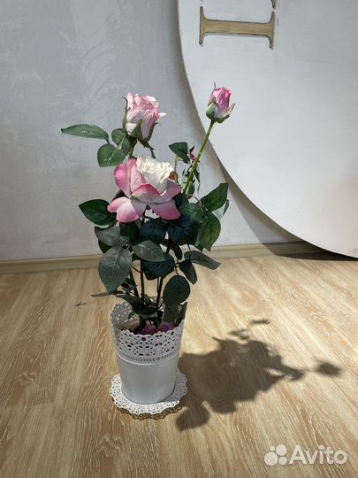 Искусственные цветы для декора бу