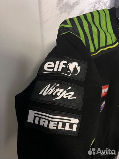 Мото футболка kawasaki