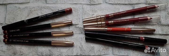 Карандаши для губ, глаз, бровей, тени, корректоры