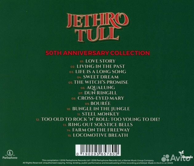 Jethro Tull - 50th Anniversary Collection (1 CD)